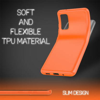 NALIA Neon Silikonhülle für Samsung Galaxy S20 FE – Soft-Touch & Signal-Neon – NEONSHOCK (Matte Schutzhülle) – Marke aus Berlin