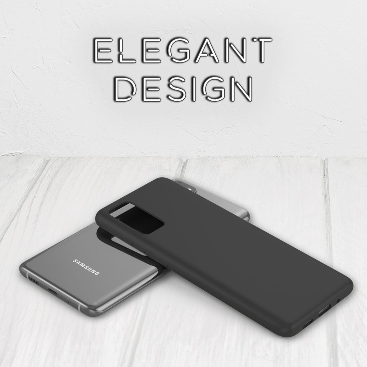 NALIA Neon Silikonhülle für Samsung Galaxy S20 FE – Soft-Touch & Signal-Neon – NEONSHOCK (Matte Schutzhülle) – Marke aus Berlin