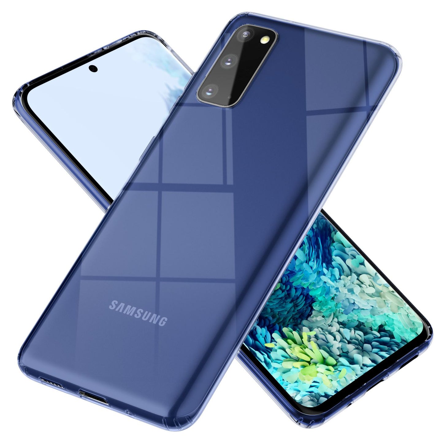 NALIA Transparente Hülle für Samsung Galaxy S20 FE – Harte Rückseite & Silikon Rand – IGNITE (Stoßfeste Handyhülle & Verstärkte Ecken) – Marke aus Berlin