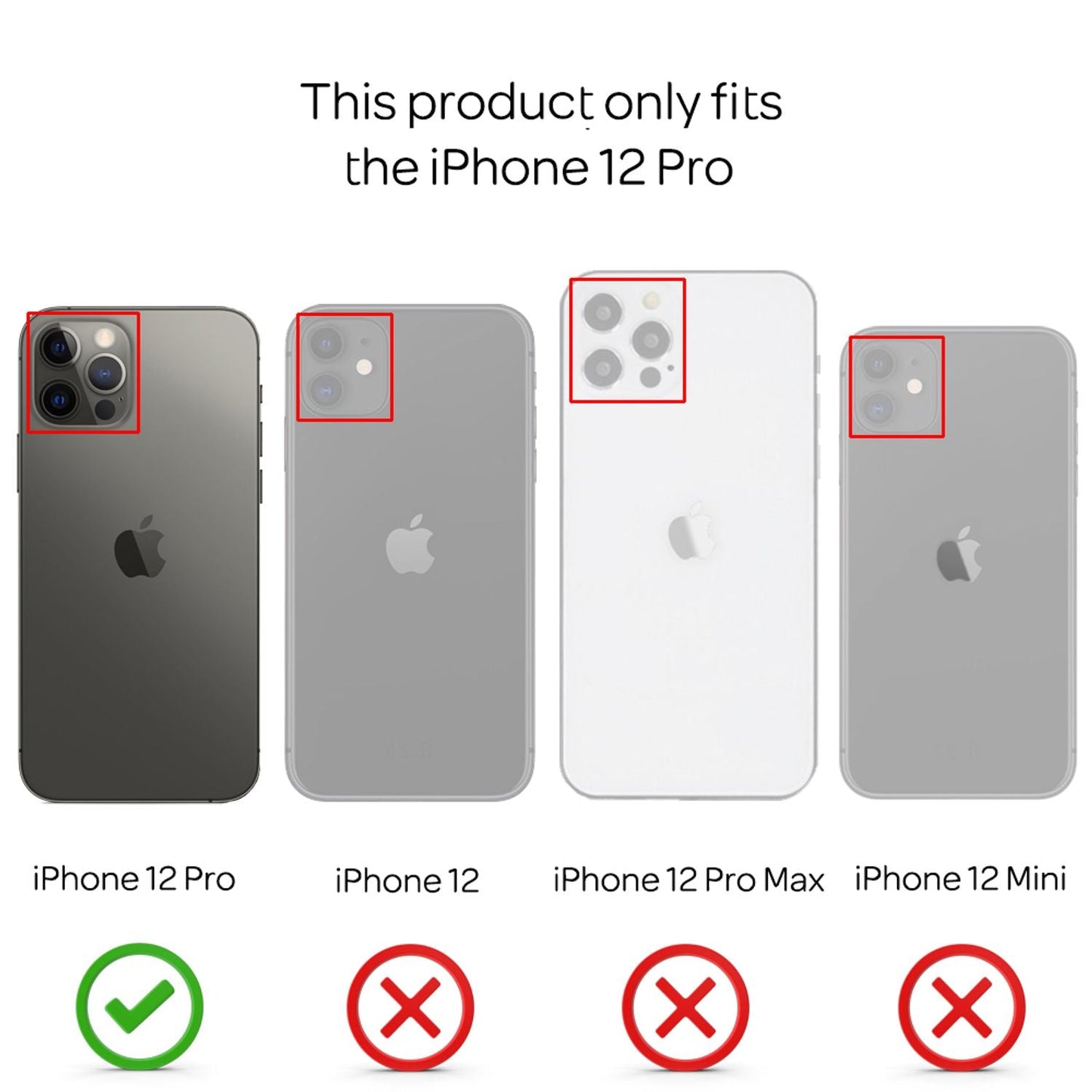 NALIA Ultra Slim Hardcase für iPhone 12 Pro – Matt-Transparent & 0.3mm Dünn – PHANTOM (Dünnes Cover & Kamera-Vollschutz) – Marke aus Berlin