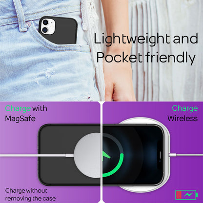 NALIA Ultra Slim Hardcase für iPhone 12 Pro – Matt-Transparent & 0.3mm Dünn – PHANTOM (Dünnes Cover & Kamera-Vollschutz) – Marke aus Berlin