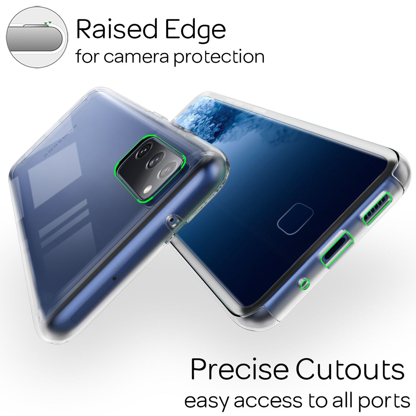 NALIA 360° Hülle für Samsung Galaxy S20 FE – Vorne & Hinten Schutz – 360GUARD (Full-Body Case) – Marke aus Berlin