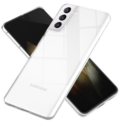 NALIA Transparente Silikonhülle für Samsung Galaxy S21 – Anti-Gelb & Rutschfest – GLAZE (Handyhülle Kristallklar, Schlank & Stoßfest) – Marke aus Berlin