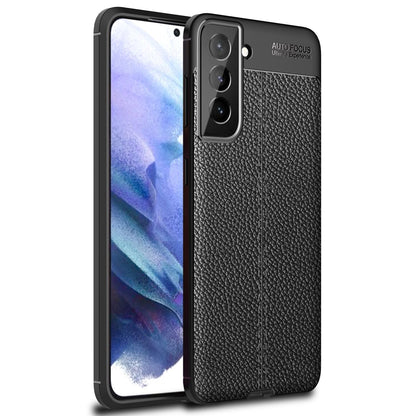 NALIA Leder-Optik Silikon Case für Samsung Galaxy S21 – Griffig & Matt – BARRON Handyhülle (Anti-Fingerprint, Stoßfest & Robust) – Marke aus Berlin