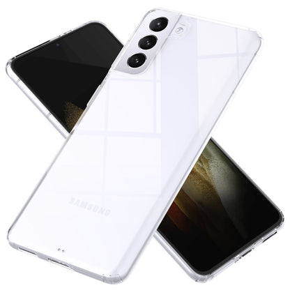 NALIA Transparente Hülle für Samsung Galaxy S21 Plus – Harte Rückseite & Silikon Rand – IGNITE (Stoßfeste Handyhülle & Verstärkte Ecken) – Marke aus Berlin