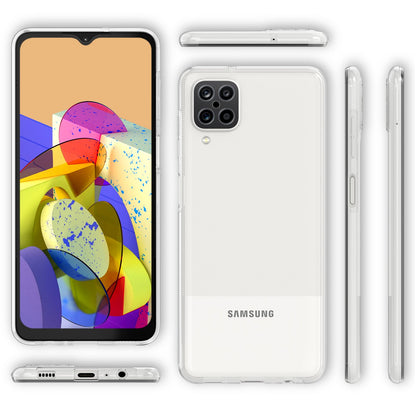 NALIA 360° Hülle für Samsung Galaxy A12 – Vorne & Hinten Schutz – 360GUARD (Full-Body Case) – Marke aus Berlin