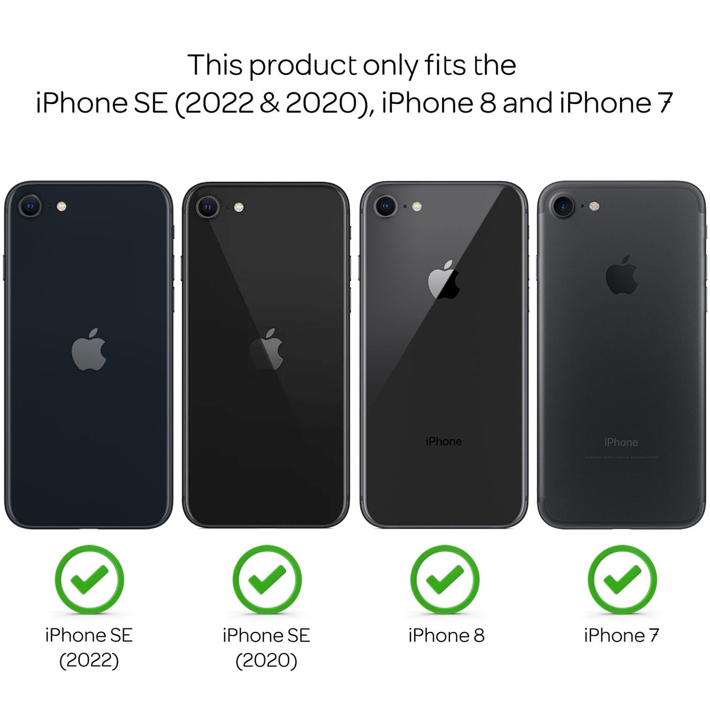 NALIA Glitzerhülle für iPhone 7 / 8 / SE (2020 / 2022) – Funkelnder Glitzer-Look & Grip – SHINEPOP (Silikon Case) – Marke aus Berlin