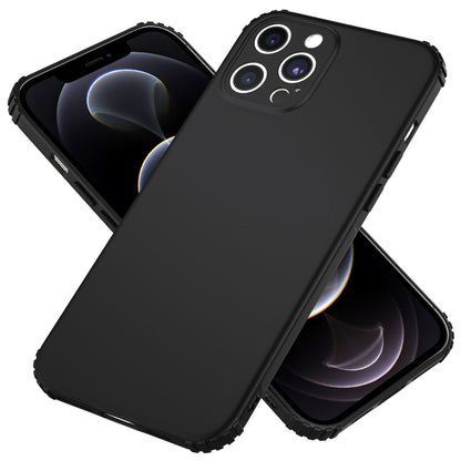 NALIA Extra Dünne Handyhülle kompatibel mit iPhone 12 Pro Max Hülle, Schutzhülle Matt Ultra-Slim Bumper Cover, Rutschfest & Stoßfest Phone Case Handy-Tasche Backcover TPU - Schwarz Silikonhülle Soft