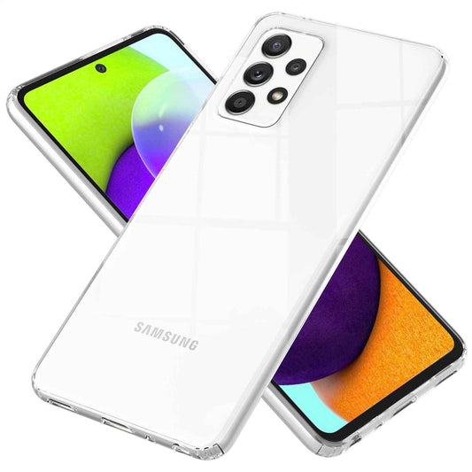 NALIA Transparente Hülle für Samsung Galaxy A52 / A52 5G / A52s 5G – Harte Rückseite & Silikon Rand – IGNITE (Stoßfeste Handyhülle & Verstärkte Ecken) – Marke aus Berlin