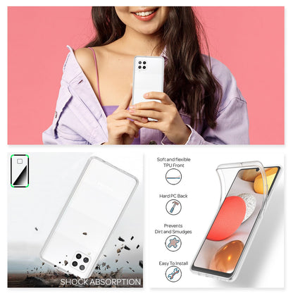 NALIA 360° Hülle für Samsung Galaxy A42 5G – Vorne & Hinten Schutz – 360GUARD (Full-Body Case) – Marke aus Berlin