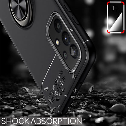 NALIA Ringhülle für Samsung Galaxy A32 5G – Ring-Ständer 360° & für Magnet-Halter – GRIP360 (Mattiertes Silikon Case) – Marke aus Berlin
