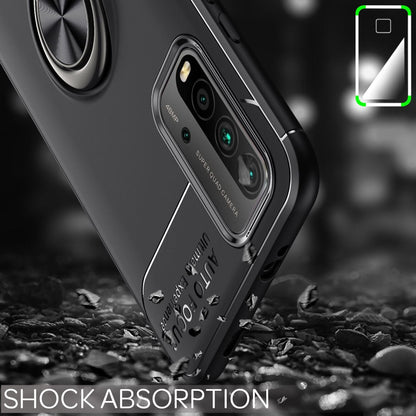 NALIA Ringhülle für Xiaomi Redmi 9T – Ring-Ständer 360° & für Magnet-Halter – GRIP360 (Mattiertes Silikon Case) – Marke aus Berlin