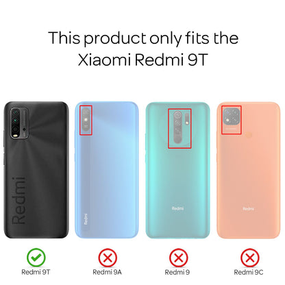 NALIA Ringhülle für Xiaomi Redmi 9T – Ring-Ständer 360° & für Magnet-Halter – GRIP360 (Mattiertes Silikon Case) – Marke aus Berlin