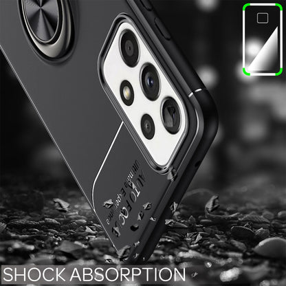 NALIA Ringhülle für Samsung Galaxy A52 / A52 5G / A52s 5G – Ring-Ständer 360° & für Magnet-Halter – GRIP360 (Mattiertes Silikon Case) – Marke aus Berlin