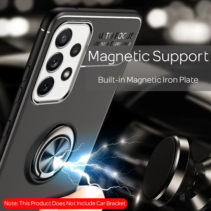 NALIA Ringhülle für Samsung Galaxy A72 – Ring-Ständer 360° & für Magnet-Halter – GRIP360 (Mattiertes Silikon Case) – Marke aus Berlin