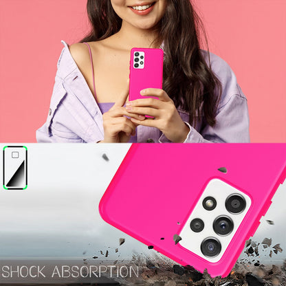 NALIA Neon Silikonhülle für Samsung Galaxy A52 / A52 5G / A52s 5G – Soft-Touch & Signal-Neon – NEONSHOCK (Matte Schutzhülle) – Marke aus Berlin