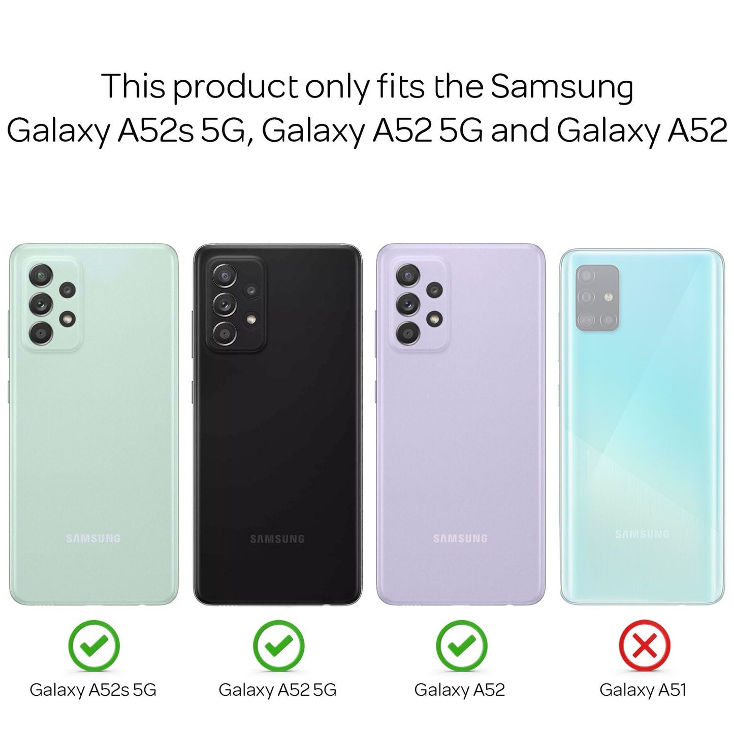 NALIA Neon Silikonhülle für Samsung Galaxy A52 / A52 5G / A52s 5G – Soft-Touch & Signal-Neon – NEONSHOCK (Matte Schutzhülle) – Marke aus Berlin