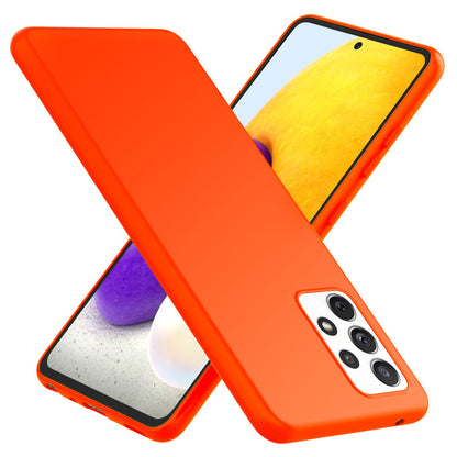 NALIA Neon Silikonhülle für Samsung Galaxy A72 – Soft-Touch & Signal-Neon – NEONSHOCK (Matte Schutzhülle) – Marke aus Berlin