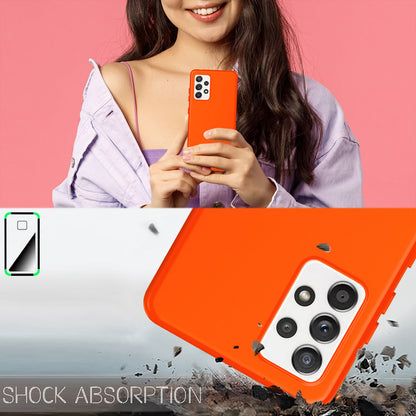 NALIA Neon Silikonhülle für Samsung Galaxy A72 – Soft-Touch & Signal-Neon – NEONSHOCK (Matte Schutzhülle) – Marke aus Berlin