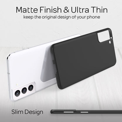 NALIA Ultra Slim Hardcase für Samsung Galaxy S21 Plus – Matt & 0.3mm Dünn – PHANTOM (Dünnes Cover & Kamera-Vollschutz) – Marke aus Berlin