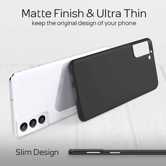NALIA Ultra Slim Hardcase für Samsung Galaxy S21 Plus – Matt & 0.3mm Dünn – PHANTOM (Dünnes Cover & Kamera-Vollschutz) – Marke aus Berlin