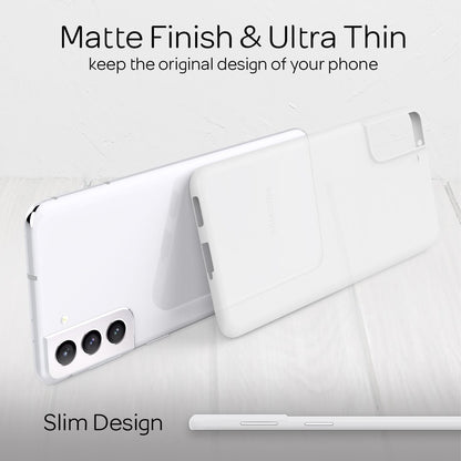 NALIA Ultra Slim Hardcase für Samsung Galaxy S21 Plus – Matt & 0.3mm Dünn – PHANTOM (Dünnes Cover & Kamera-Vollschutz) – Marke aus Berlin