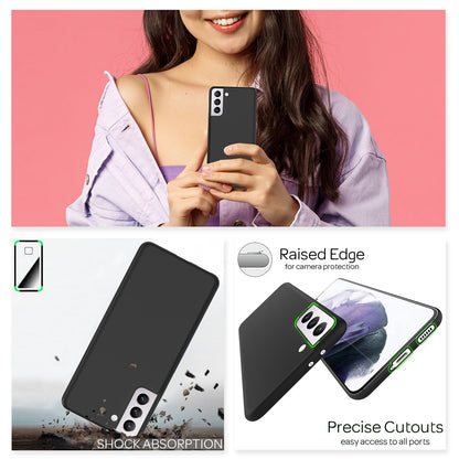 NALIA Ultra Slim Hardcase für Samsung Galaxy S21 Plus – Matt & 0.3mm Dünn – PHANTOM (Dünnes Cover & Kamera-Vollschutz) – Marke aus Berlin