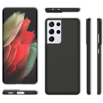 NALIA Ultra Slim Hardcase für Samsung Galaxy S21 Ultra – Matt & 0.3mm Dünn – PHANTOM (Dünnes Cover & Kamera-Vollschutz) – Marke aus Berlin