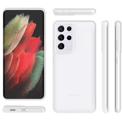 NALIA Ultra Slim Hardcase für Samsung Galaxy S21 Ultra – Matt & 0.3mm Dünn – PHANTOM (Dünnes Cover & Kamera-Vollschutz) – Marke aus Berlin