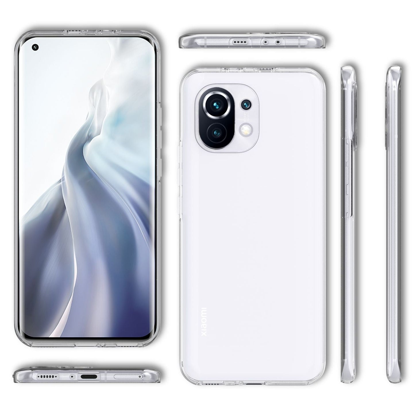 NALIA 360° Hülle für Xiaomi Mi 11 – Vorne & Hinten Schutz – 360GUARD (Full-Body Case) – Marke aus Berlin