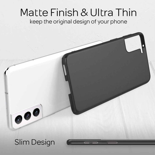 NALIA Ultra Slim Hardcase für Samsung Galaxy S21 – Anti-Fingerabdruck & 0.5mm Dünn – PUREFIT (Matt & Leicht) – Marke aus Berlin