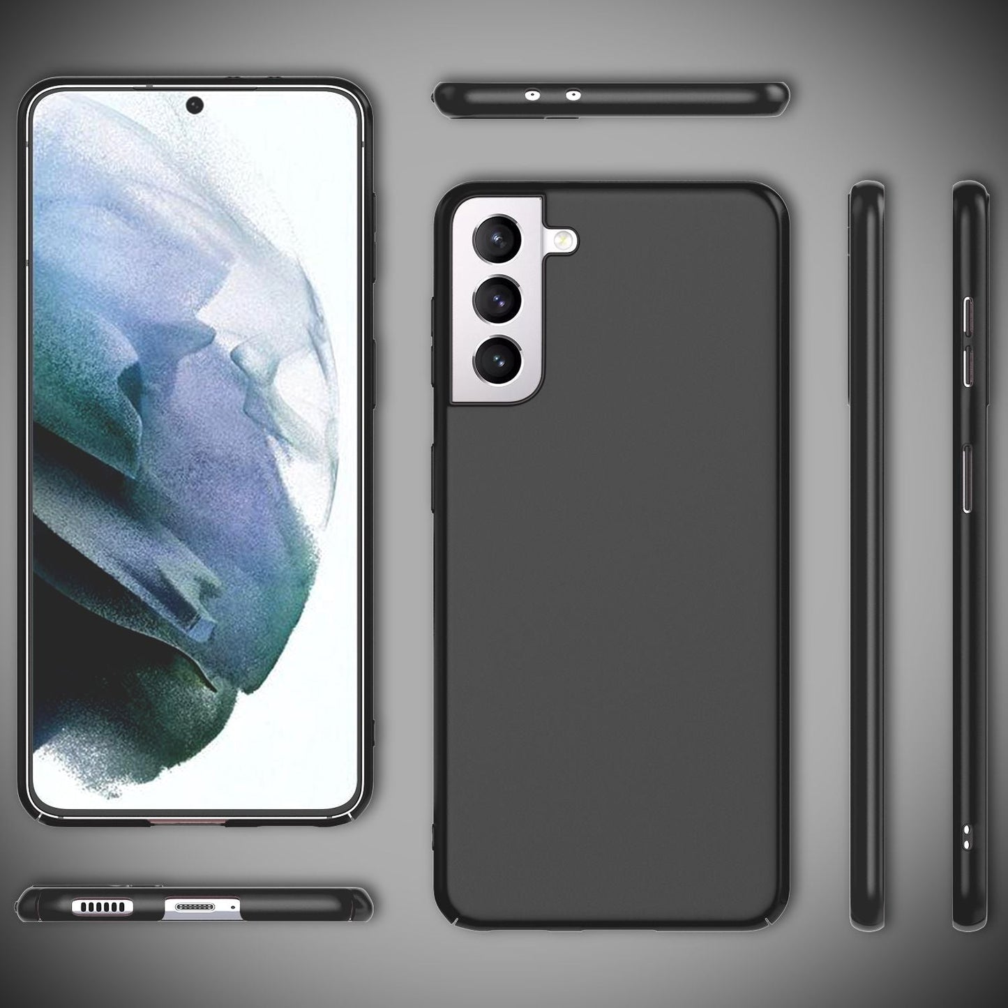 NALIA Ultra Slim Hardcase für Samsung Galaxy S21 – Anti-Fingerabdruck & 0.5mm Dünn – PUREFIT (Matt & Leicht) – Marke aus Berlin