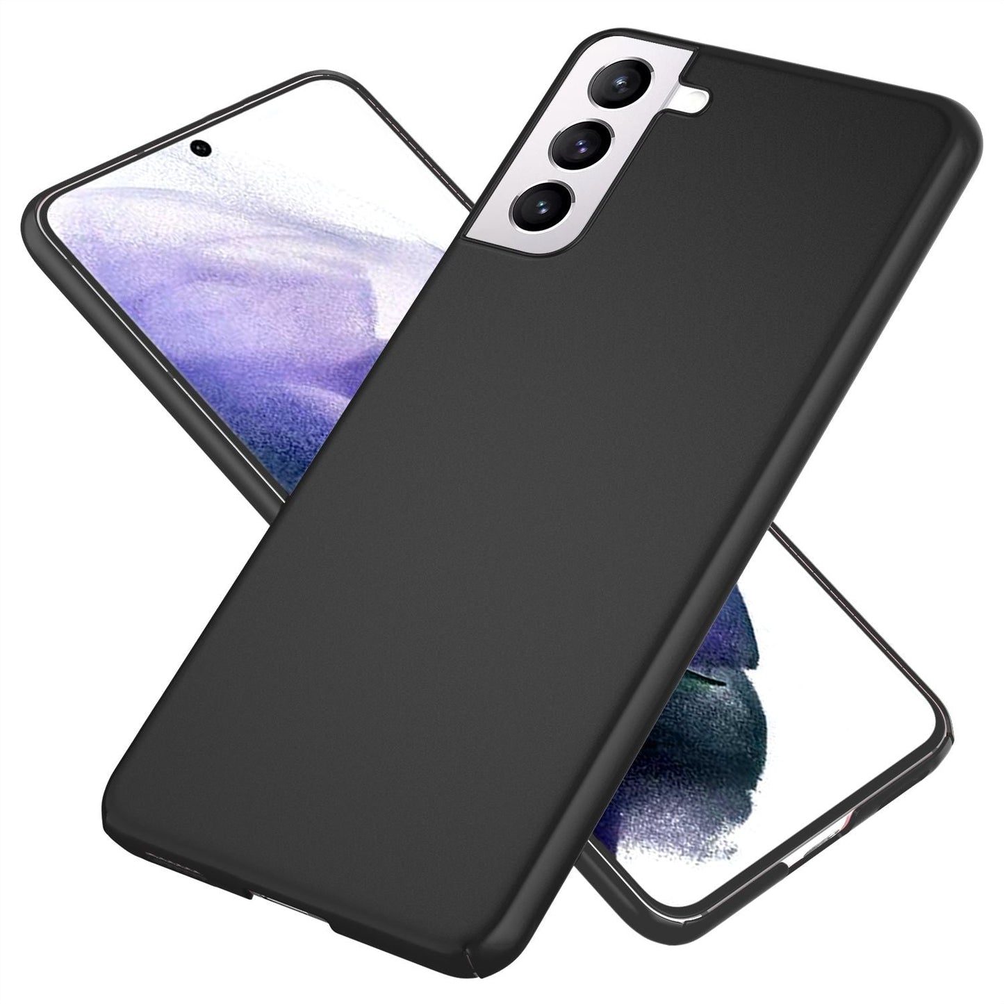 NALIA Ultra Slim Hardcase für Samsung Galaxy S21 Plus – Anti-Fingerabdruck & 0.5mm Dünn – PUREFIT (Matt & Leicht) – Marke aus Berlin