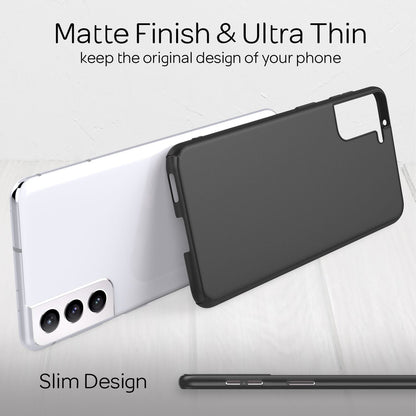 NALIA Ultra Slim Hardcase für Samsung Galaxy S21 Plus – Anti-Fingerabdruck & 0.5mm Dünn – PUREFIT (Matt & Leicht) – Marke aus Berlin