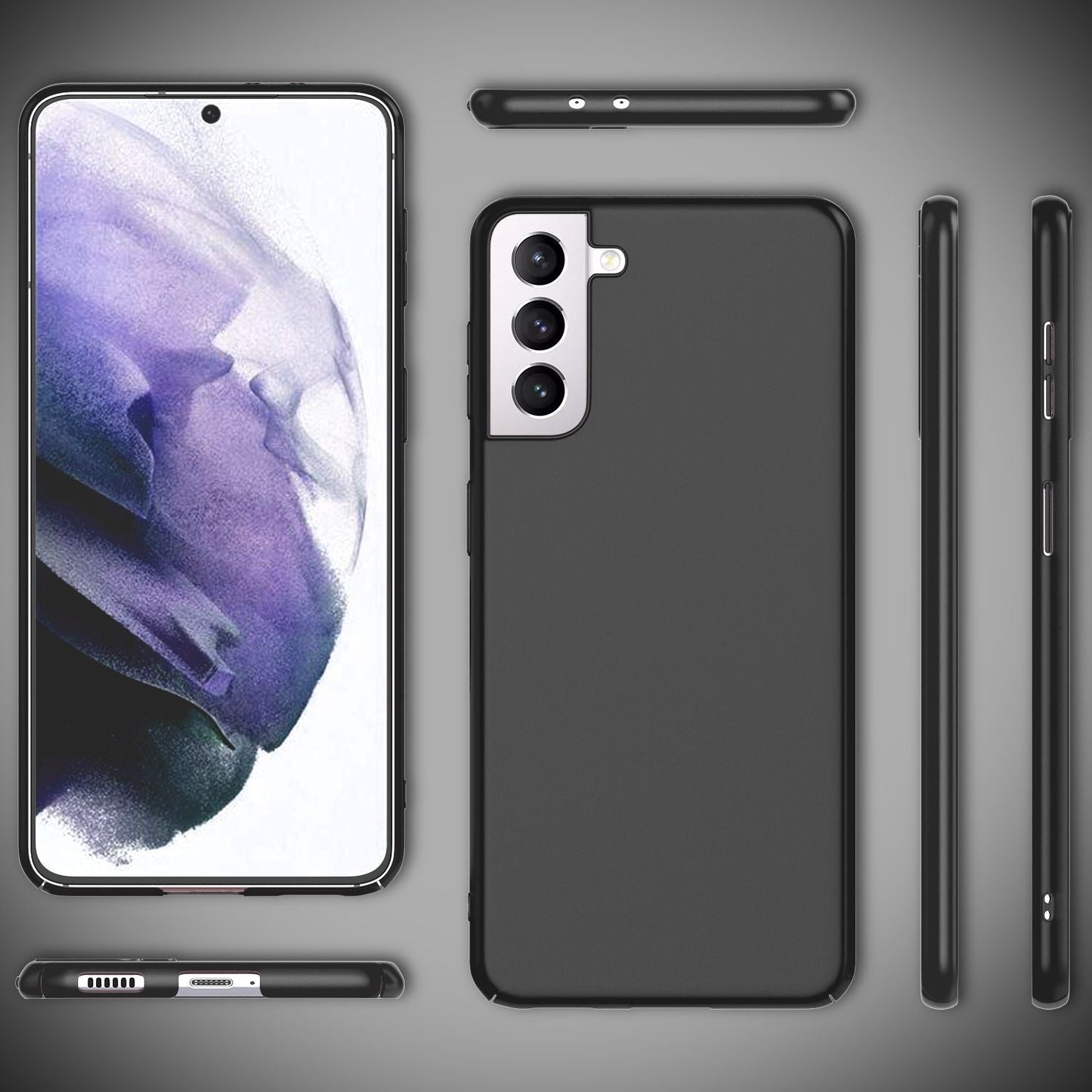 NALIA Ultra Slim Hardcase für Samsung Galaxy S21 Plus – Anti-Fingerabdruck & 0.5mm Dünn – PUREFIT (Matt & Leicht) – Marke aus Berlin