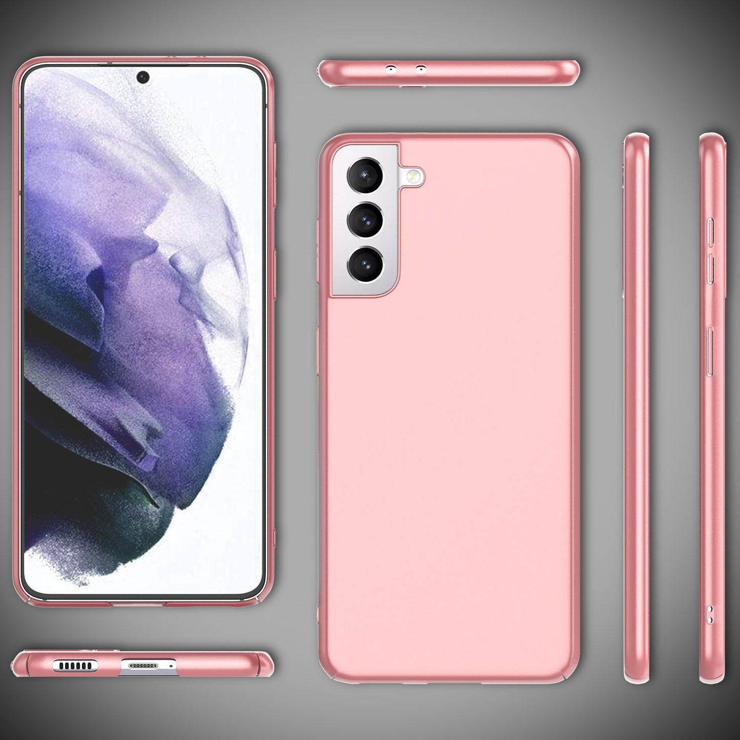 NALIA Ultra Slim Hardcase für Samsung Galaxy S21 Plus – Anti-Fingerabdruck & 0.5mm Dünn – PUREFIT (Matt & Leicht) – Marke aus Berlin