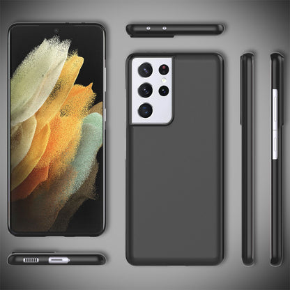 NALIA Ultra Slim Hardcase für Samsung Galaxy S21 Ultra – Anti-Fingerabdruck & 0.5mm Dünn – PUREFIT (Matt & Leicht) – Marke aus Berlin