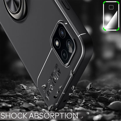 NALIA Ringhülle für Samsung Galaxy A22 5G – Ring-Ständer 360° & für Magnet-Halter – GRIP360 (Mattiertes Silikon Case) – Marke aus Berlin