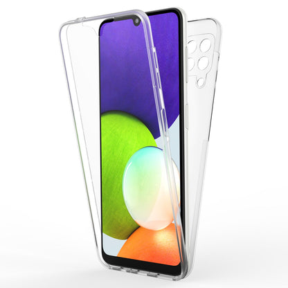 NALIA 360° Hülle für Samsung Galaxy A22 – Vorne & Hinten Schutz – 360GUARD (Full-Body Case) – Marke aus Berlin