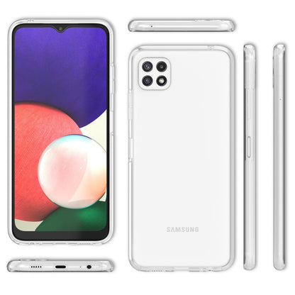 NALIA 360° Hülle für Samsung Galaxy A22 5G – Vorne & Hinten Schutz – 360GUARD (Full-Body Case) – Marke aus Berlin
