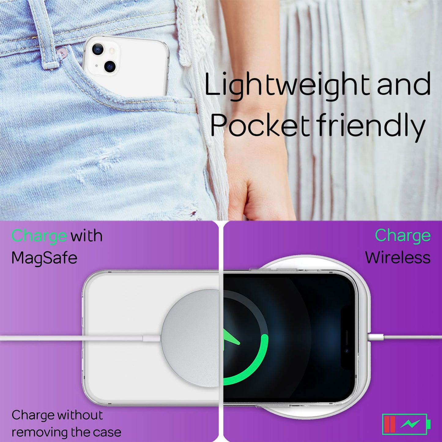 NALIA Transparente Silikonhülle für iPhone 13 Mini – Anti-Gelb & Rutschfest – GLAZE (Handyhülle Kristallklar, Schlank & Stoßfest) – Marke aus Berlin
