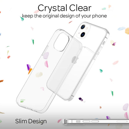 NALIA Transparente Silikonhülle für iPhone 13 – Anti-Gelb & Rutschfest – GLAZE (Handyhülle Kristallklar, Schlank & Stoßfest) – Marke aus Berlin