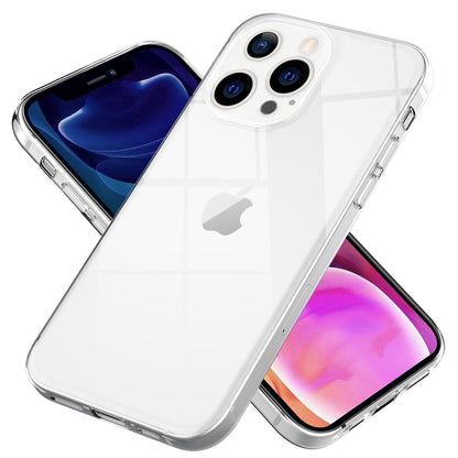NALIA Transparente Silikonhülle für iPhone 13 Pro Max – Anti-Gelb & Rutschfest – GLAZE (Handyhülle Kristallklar, Schlank & Stoßfest) – Marke aus Berlin