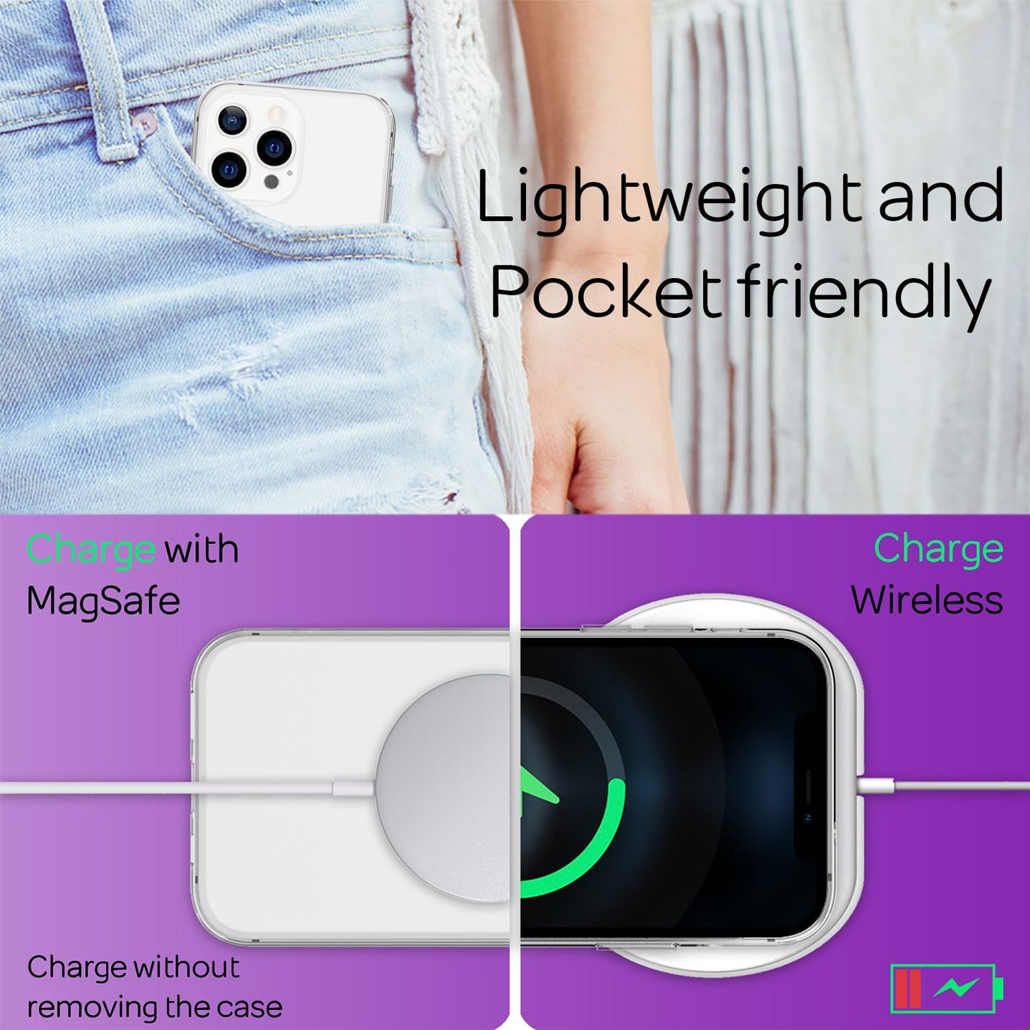 NALIA Transparente Silikonhülle für iPhone 13 Pro Max – Anti-Gelb & Rutschfest – GLAZE (Handyhülle Kristallklar, Schlank & Stoßfest) – Marke aus Berlin