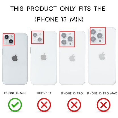 NALIA Leder-Optik Silikon Case für iPhone 13 Mini – Griffig & Matt – BARRON Handyhülle (Anti-Fingerprint, Stoßfest & Robust) – Marke aus Berlin