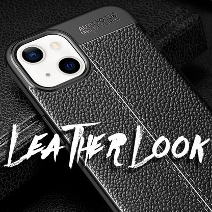 NALIA Leder-Optik Silikon Case für iPhone 13 Mini – Griffig & Matt – BARRON Handyhülle (Anti-Fingerprint, Stoßfest & Robust) – Marke aus Berlin