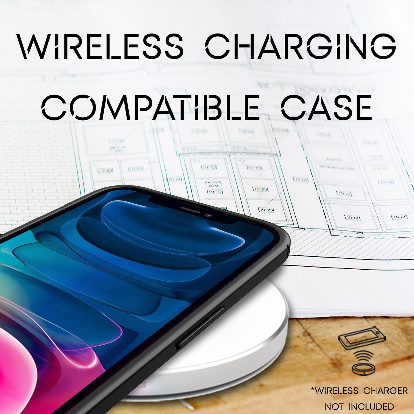 NALIA Leder-Optik Silikon Case für iPhone 13 Mini – Griffig & Matt – BARRON Handyhülle (Anti-Fingerprint, Stoßfest & Robust) – Marke aus Berlin
