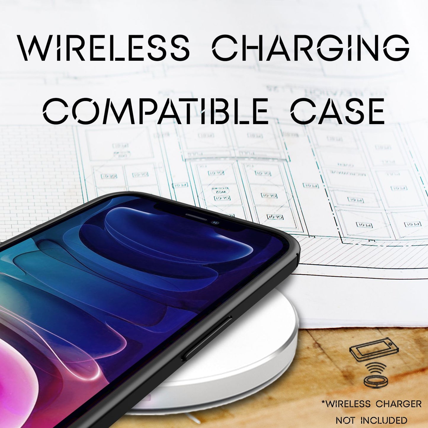 NALIA Leder-Optik Silikon Case für iPhone 13 Pro Max – Griffig & Matt – BARRON Handyhülle (Anti-Fingerprint, Stoßfest & Robust) – Marke aus Berlin
