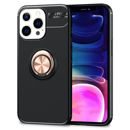 NALIA Ringhülle für iPhone 13 Pro Max – Ring-Ständer 360° & für Magnet-Halter – GRIP360 (Mattiertes Silikon Case) – Marke aus Berlin