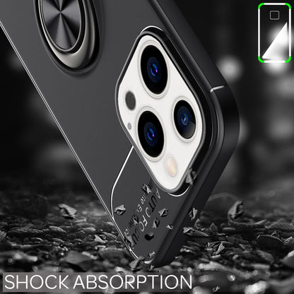 NALIA Ringhülle für iPhone 13 Pro Max – Ring-Ständer 360° & für Magnet-Halter – GRIP360 (Mattiertes Silikon Case) – Marke aus Berlin